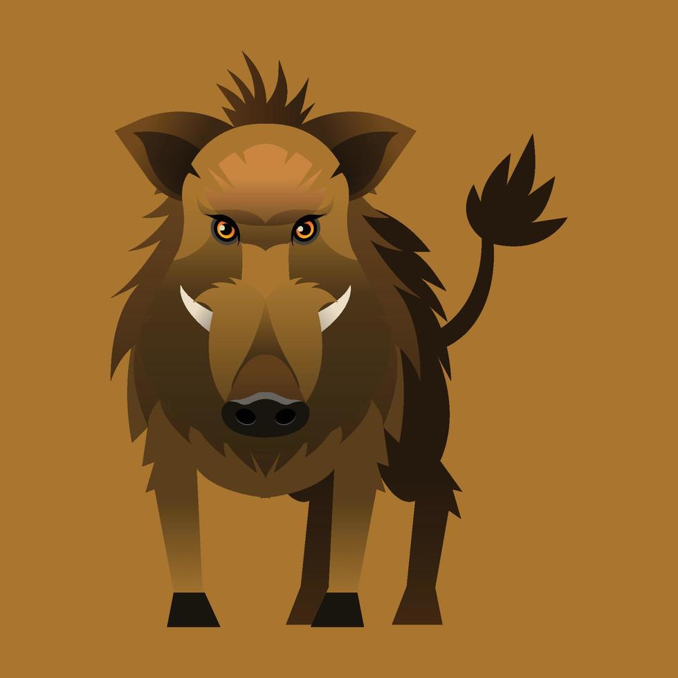animal cartoon graphic style Modern design vector