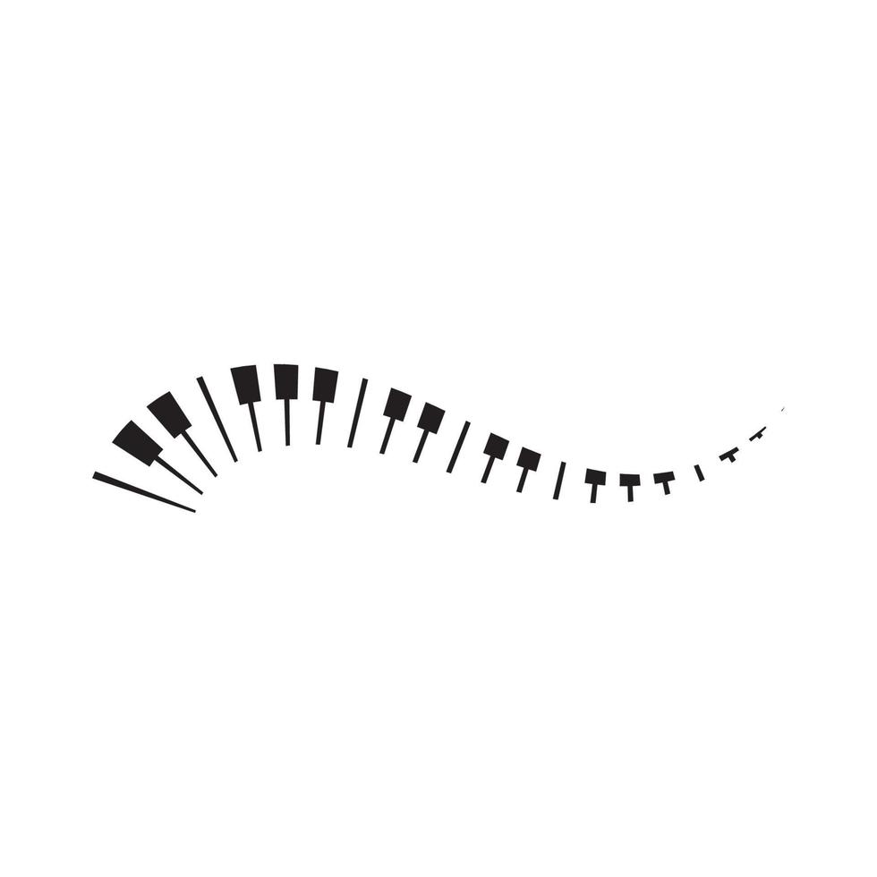 Piano icon vector ilustration template