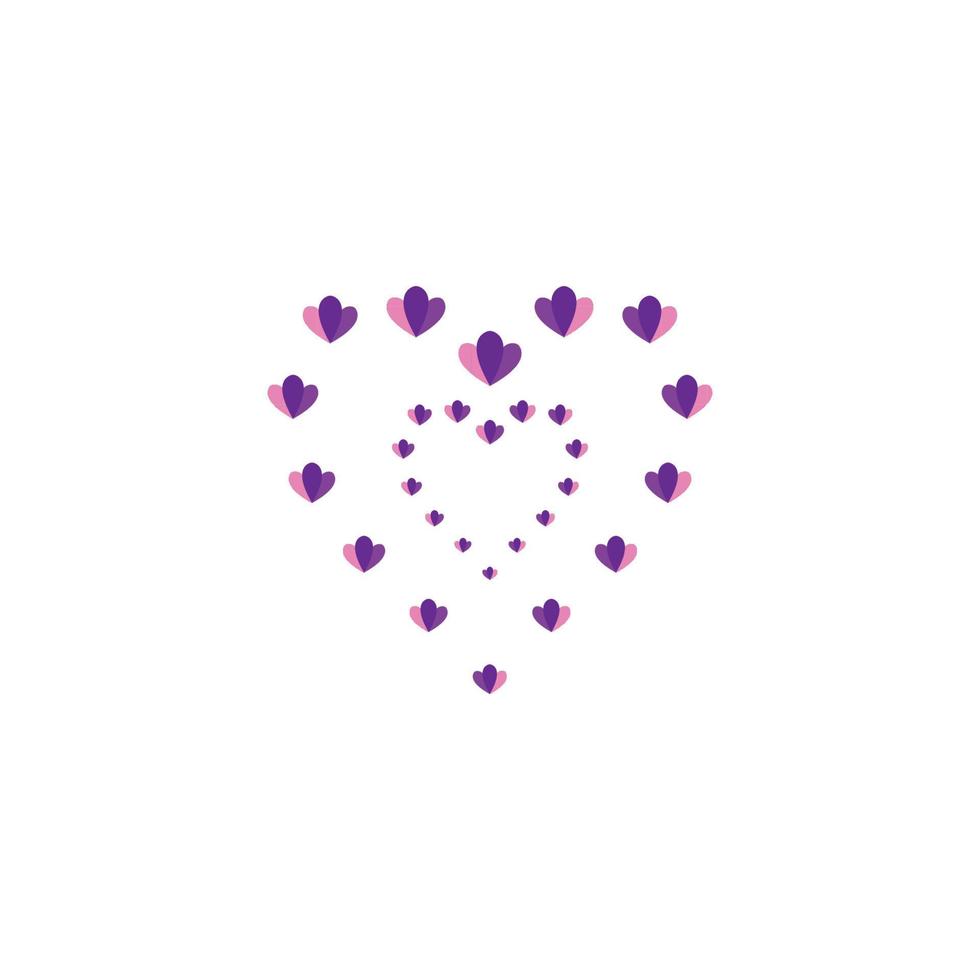 Fresh Lavender flower logo vector flat design