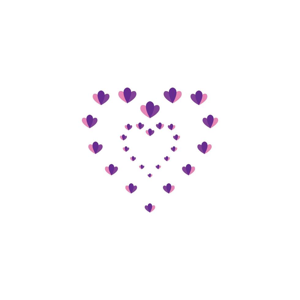 Fresh Lavender flower logo vector flat design