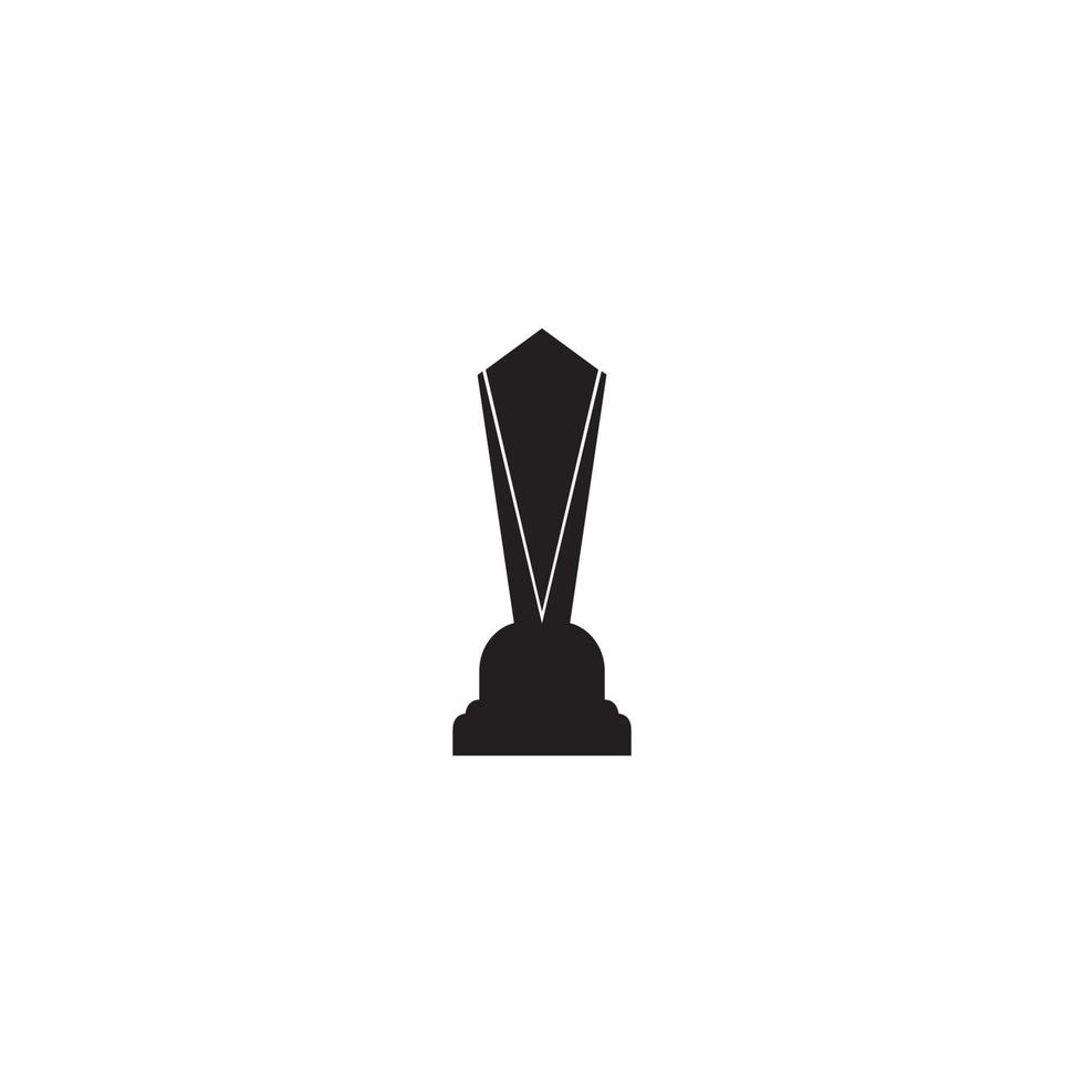 Trophy vector logo icon.champions trophy logo icon for winner award logo template