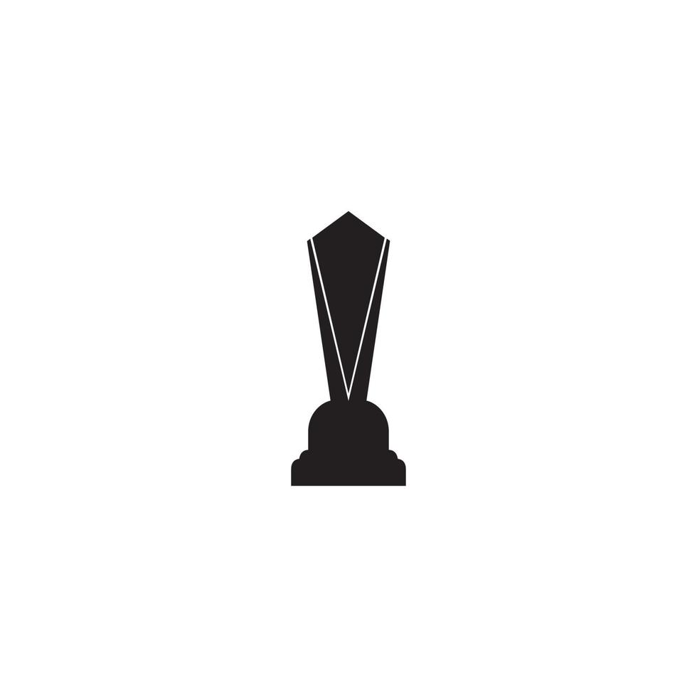 icono del logotipo del vector del trofeo.icono del logotipo del trofeo de los campeones para la plantilla del logotipo del premio ganador