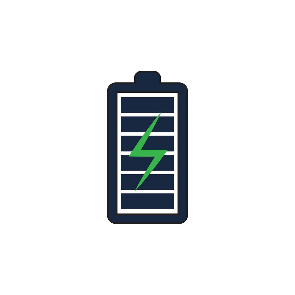 Power Battery Logo icon vector illustration Design Template.Battery Charging vector icon.Battery power and flash lightning bolt logo