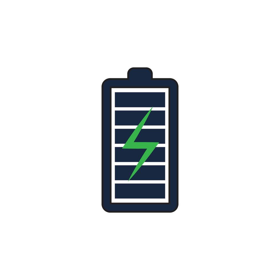 Power Battery Logo icon vector illustration Design Template.Battery Charging vector icon.Battery power and flash lightning bolt logo