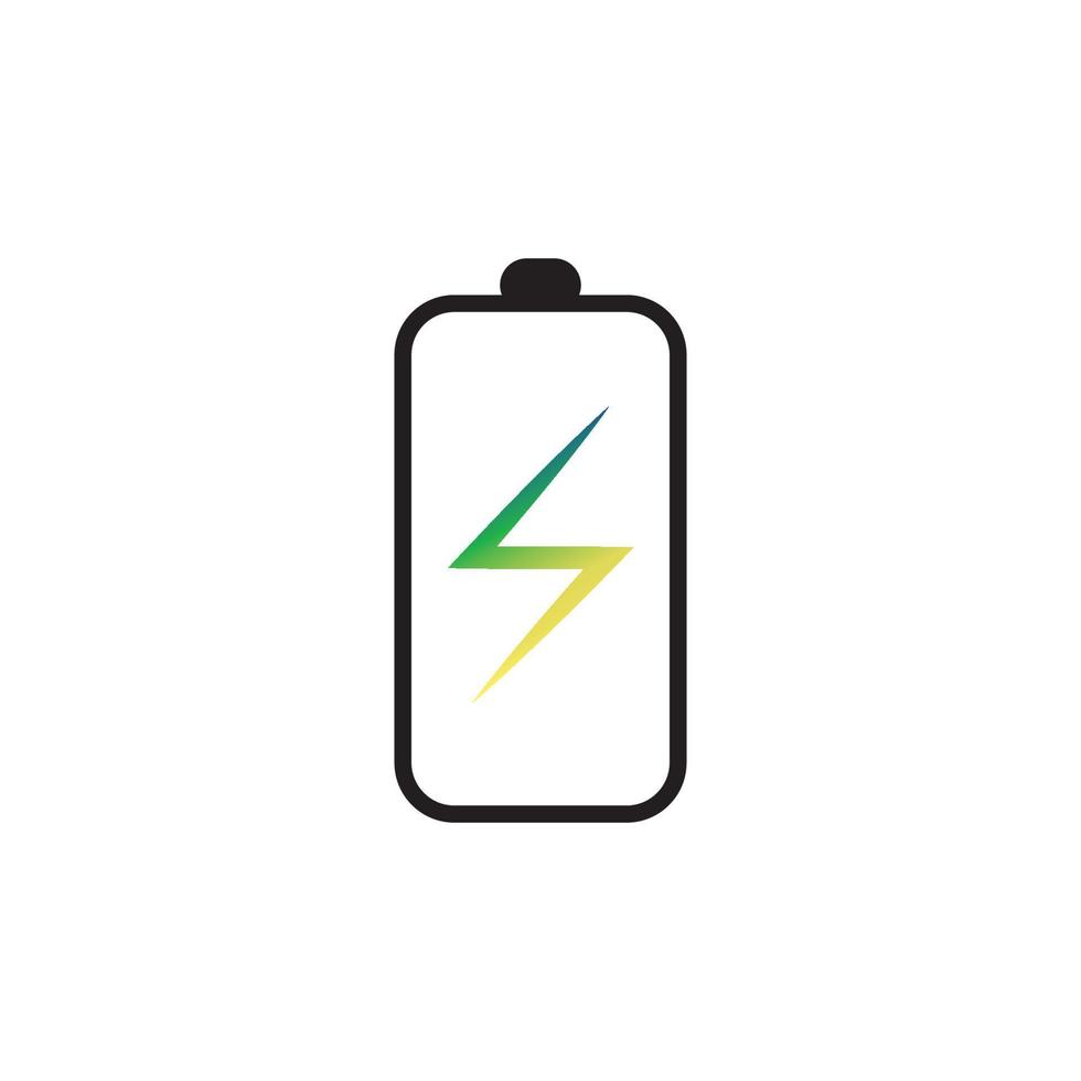 Power Battery Logo icon vector illustration Design Template.Battery Charging vector icon.Battery power and flash lightning bolt logo