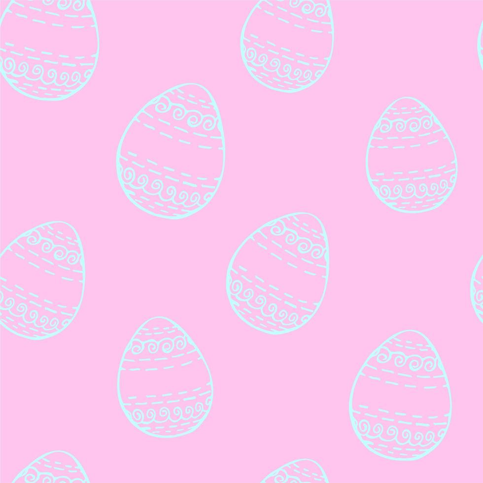 Easter Seamless cute background. Vector