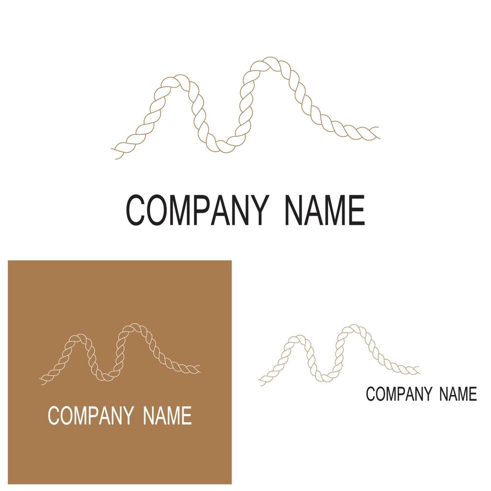 Rope icon vector illustration template