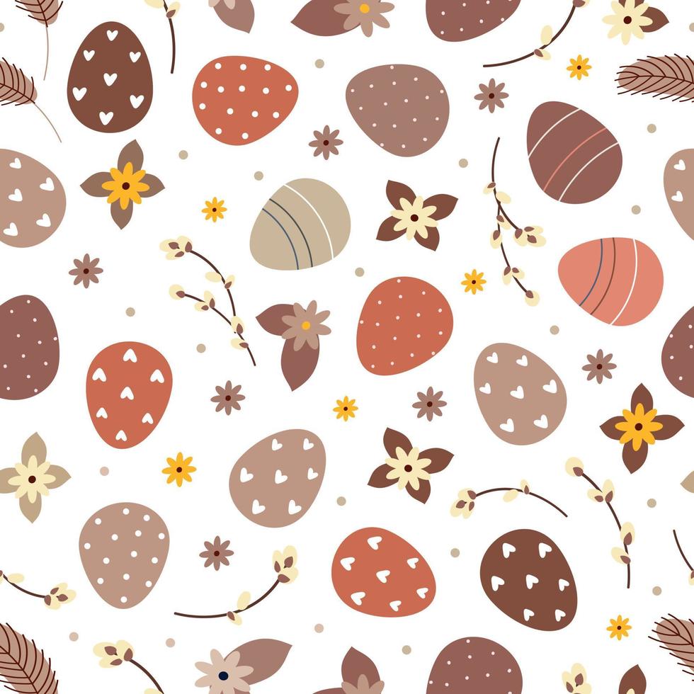 Background of pattern for Easter holiday vector