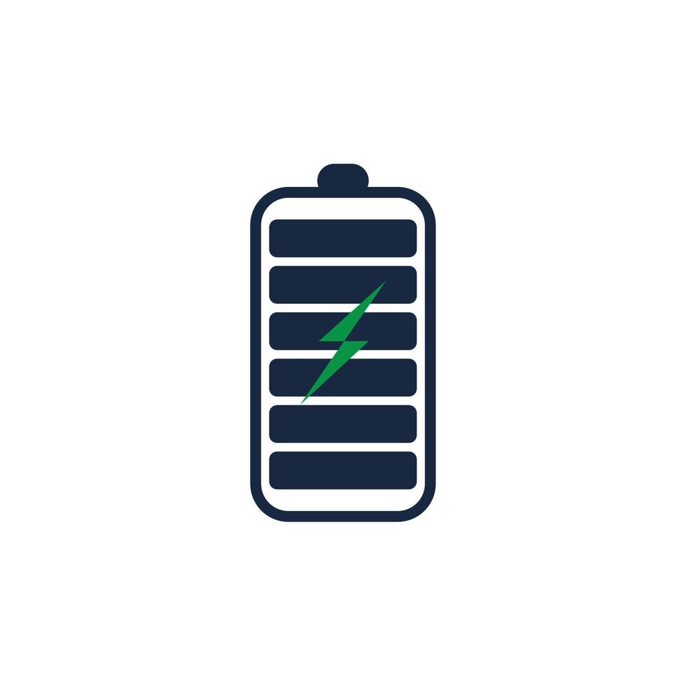 Power Battery Logo icon vector illustration Design Template.Battery Charging vector icon.Battery power and flash lightning bolt logo