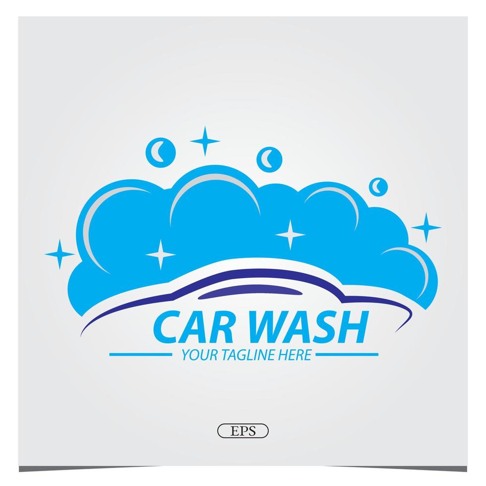 Car wash logo premium elegant template vector eps 10