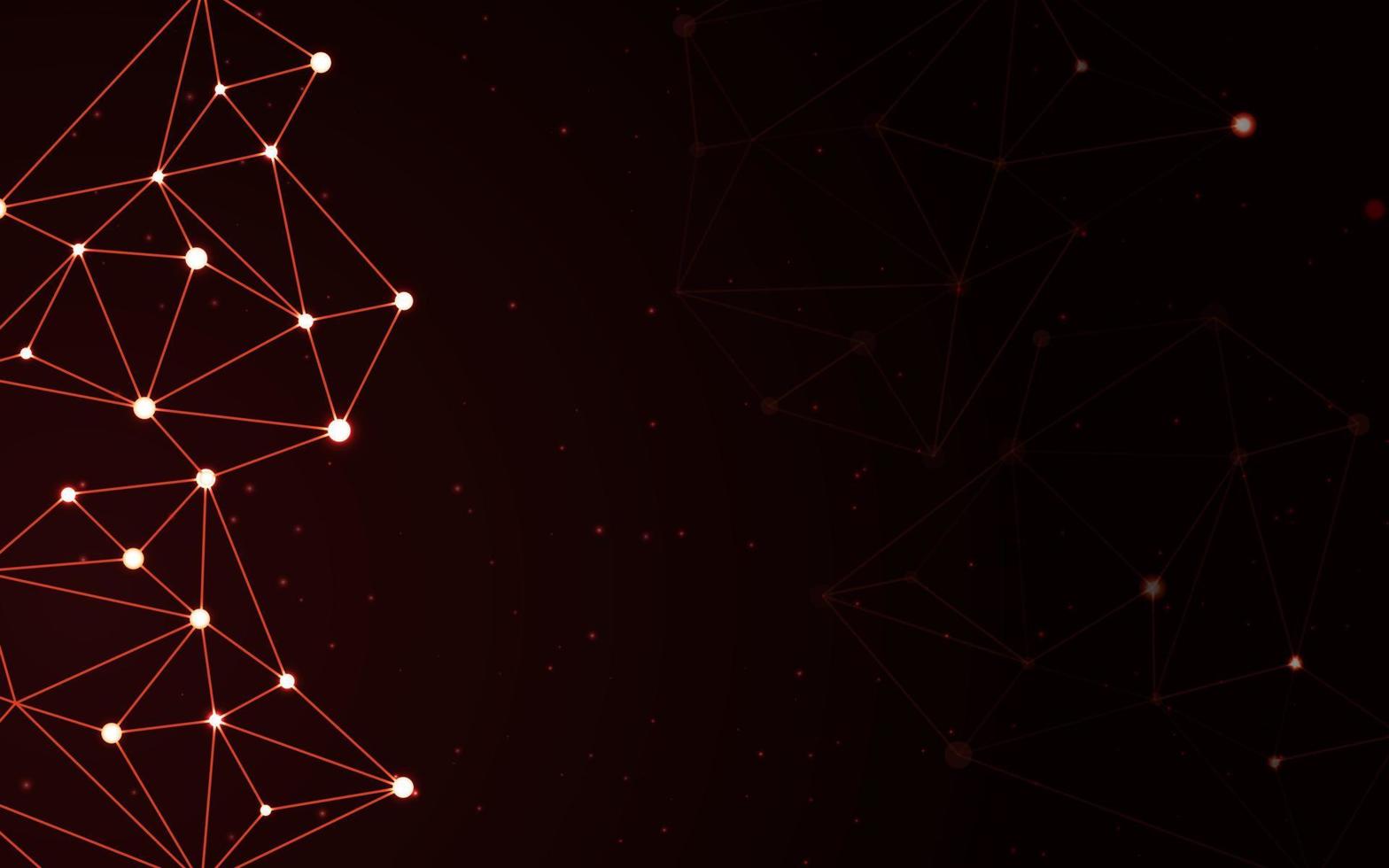 Dark background with line dot connection. Plexus mesh minimal concept. Modern technical design for presentation vector