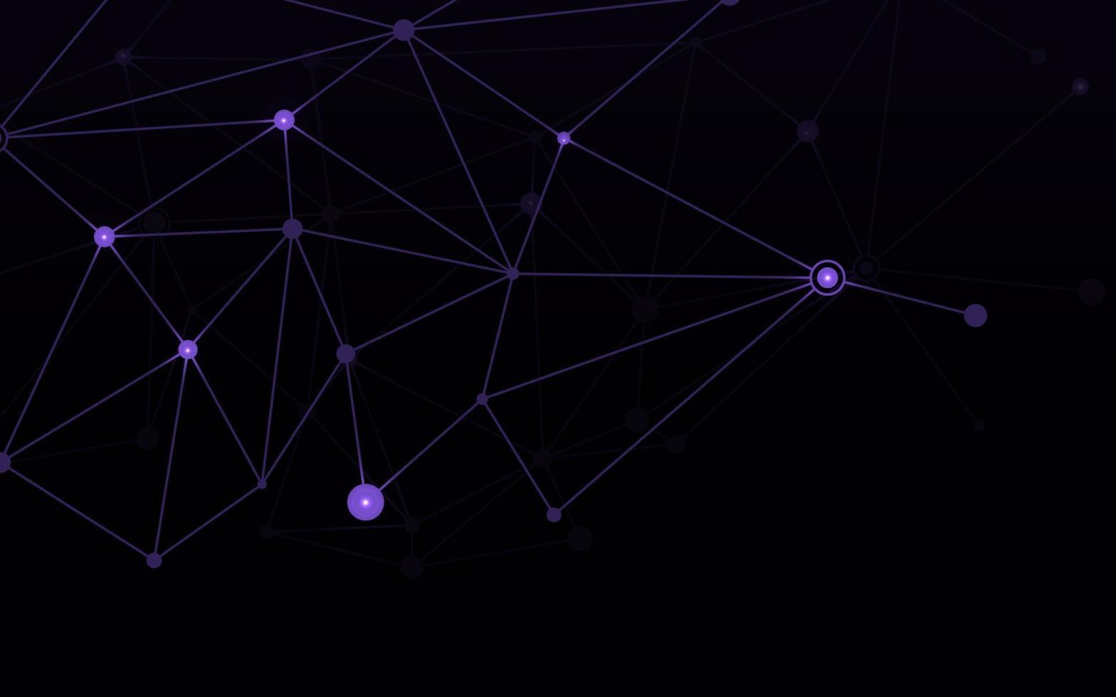 fondo de línea digital muy peri plexo. banner cibernético de macromolécula de red para web vector