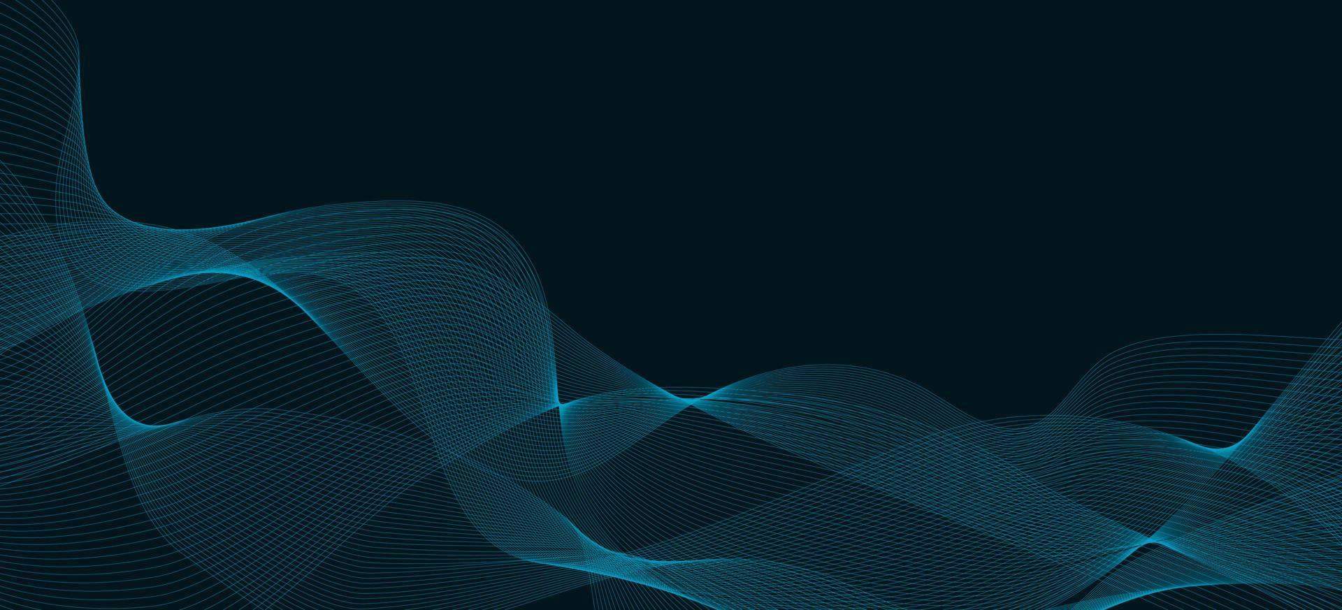 Light blue abtract blend design with soundwave. Creative dynamic illustration for background or presentation vector