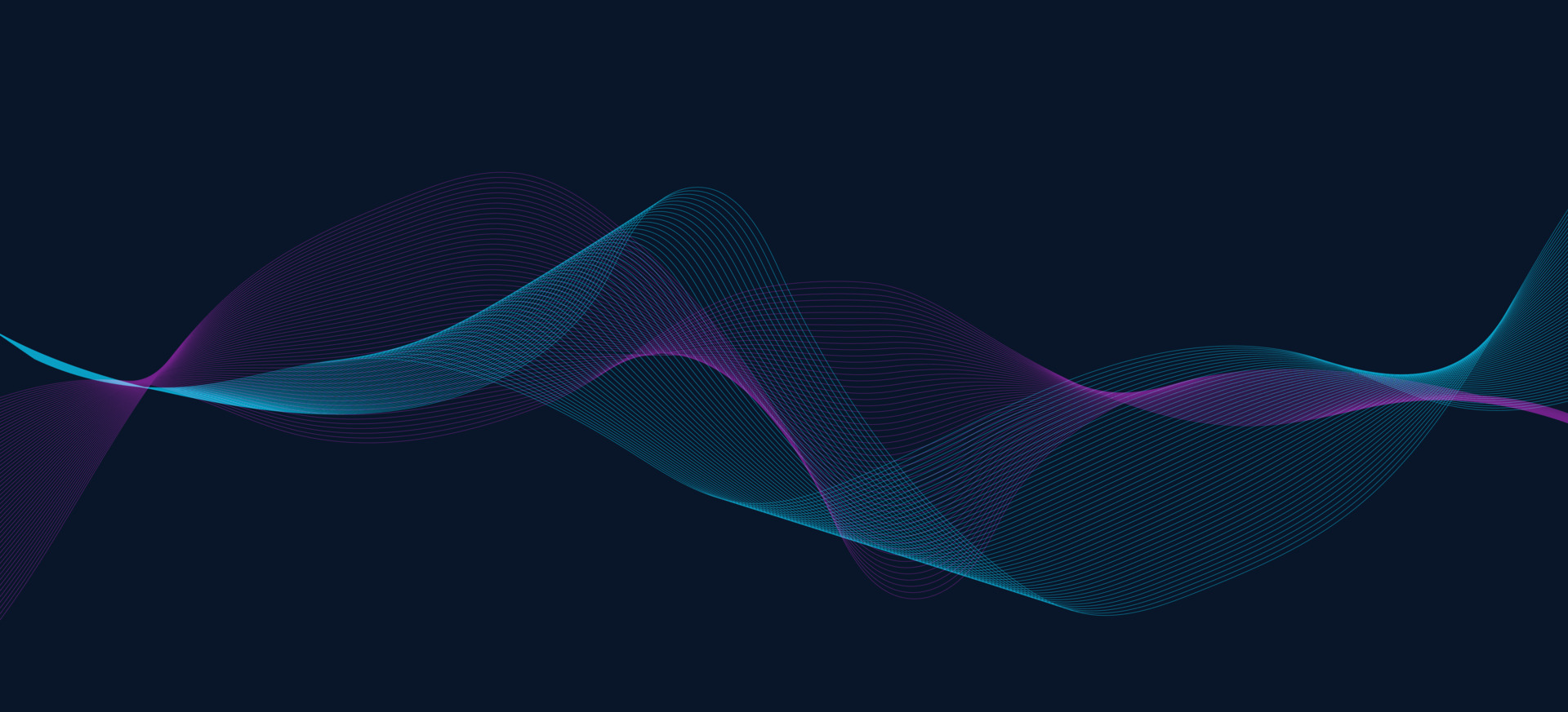 Blue purple abstract line blend background. Dynamic wave design. Music
