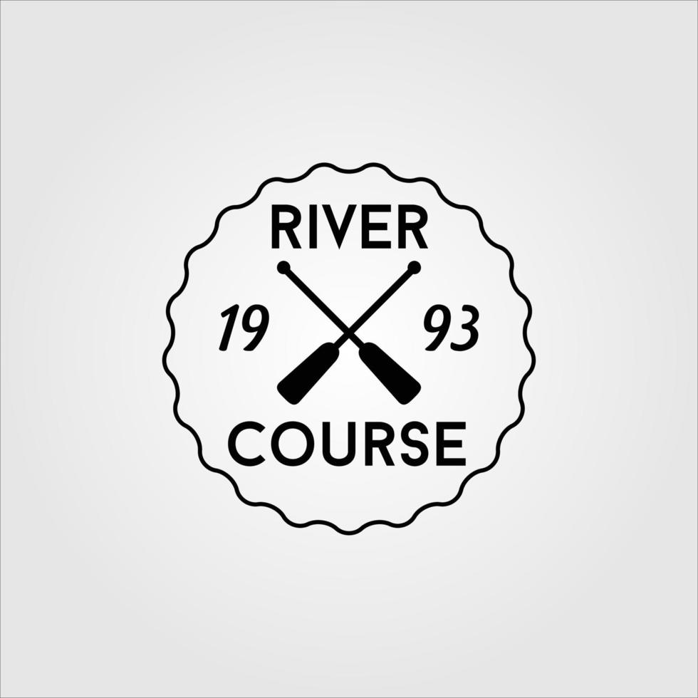 simple logo camping adventure in mountains and nature. vector