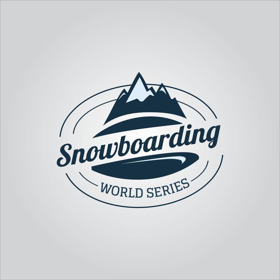 simple logo camping adventure in mountains and nature. vector