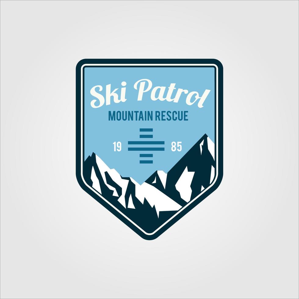 simple logo camping adventure in mountains and nature. vector