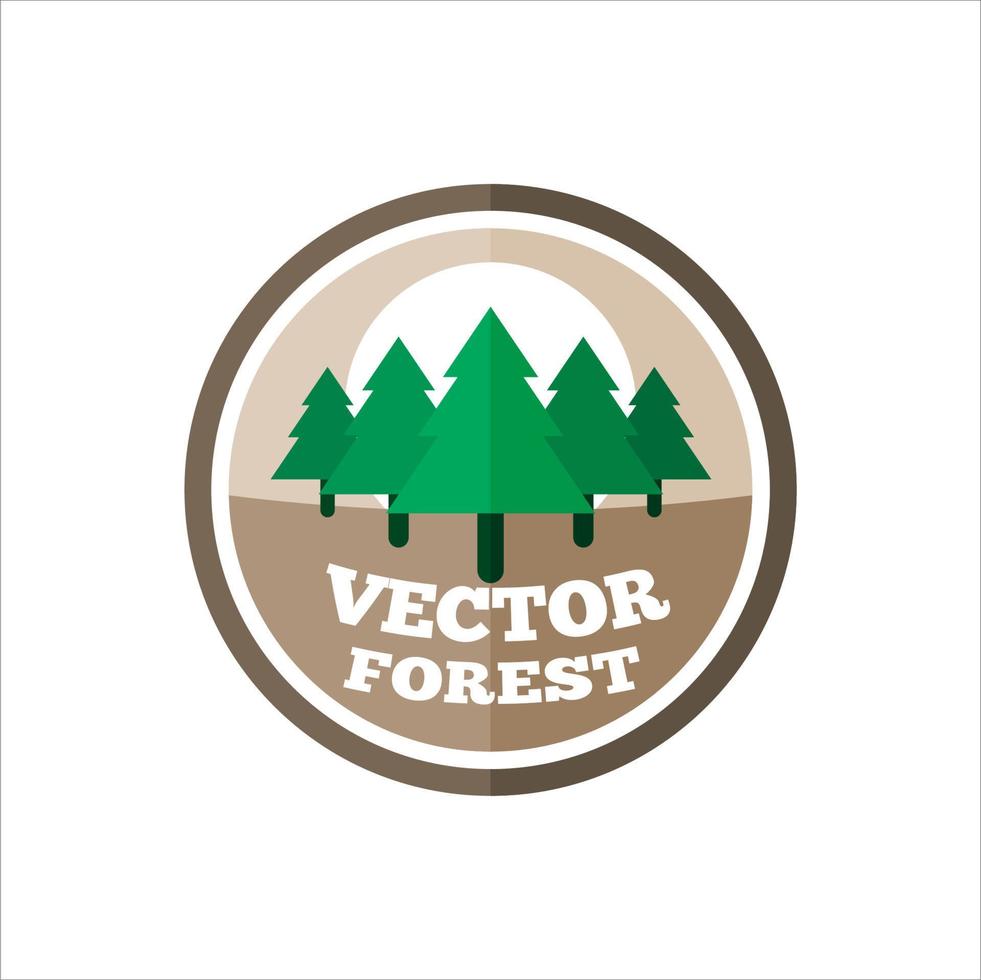 simple logo outdoor adventures and expeditions in mountains, forests and nature vector