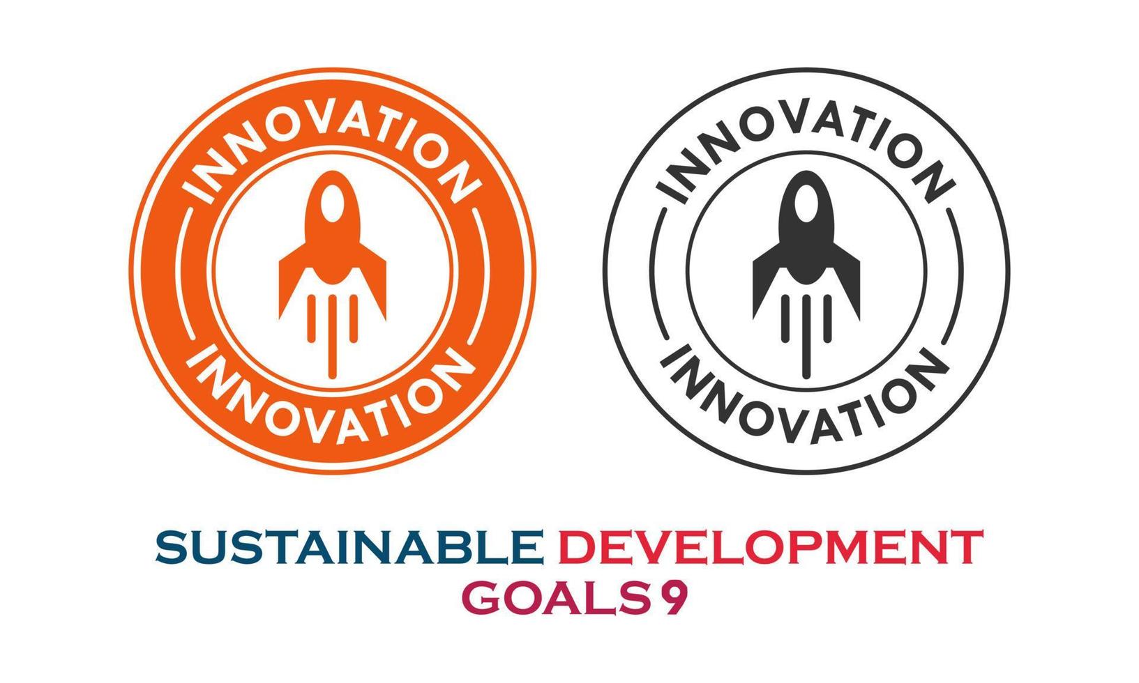 sustainable development goals, innovation item vector