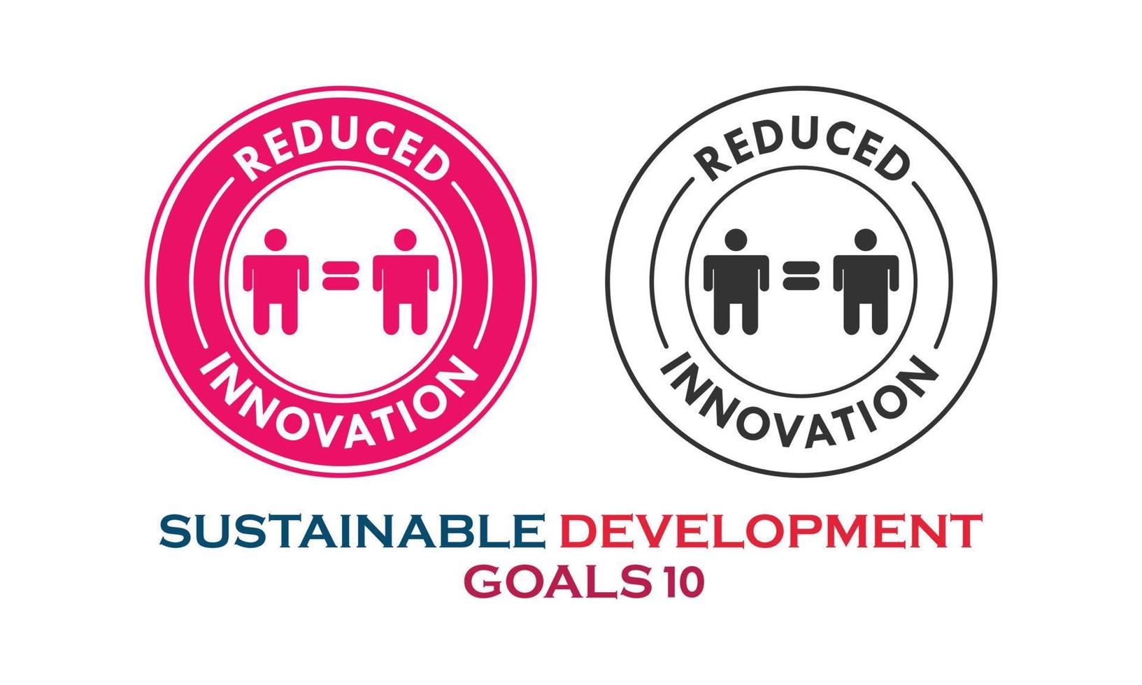 sustainable development goals, reduced innovation item vector