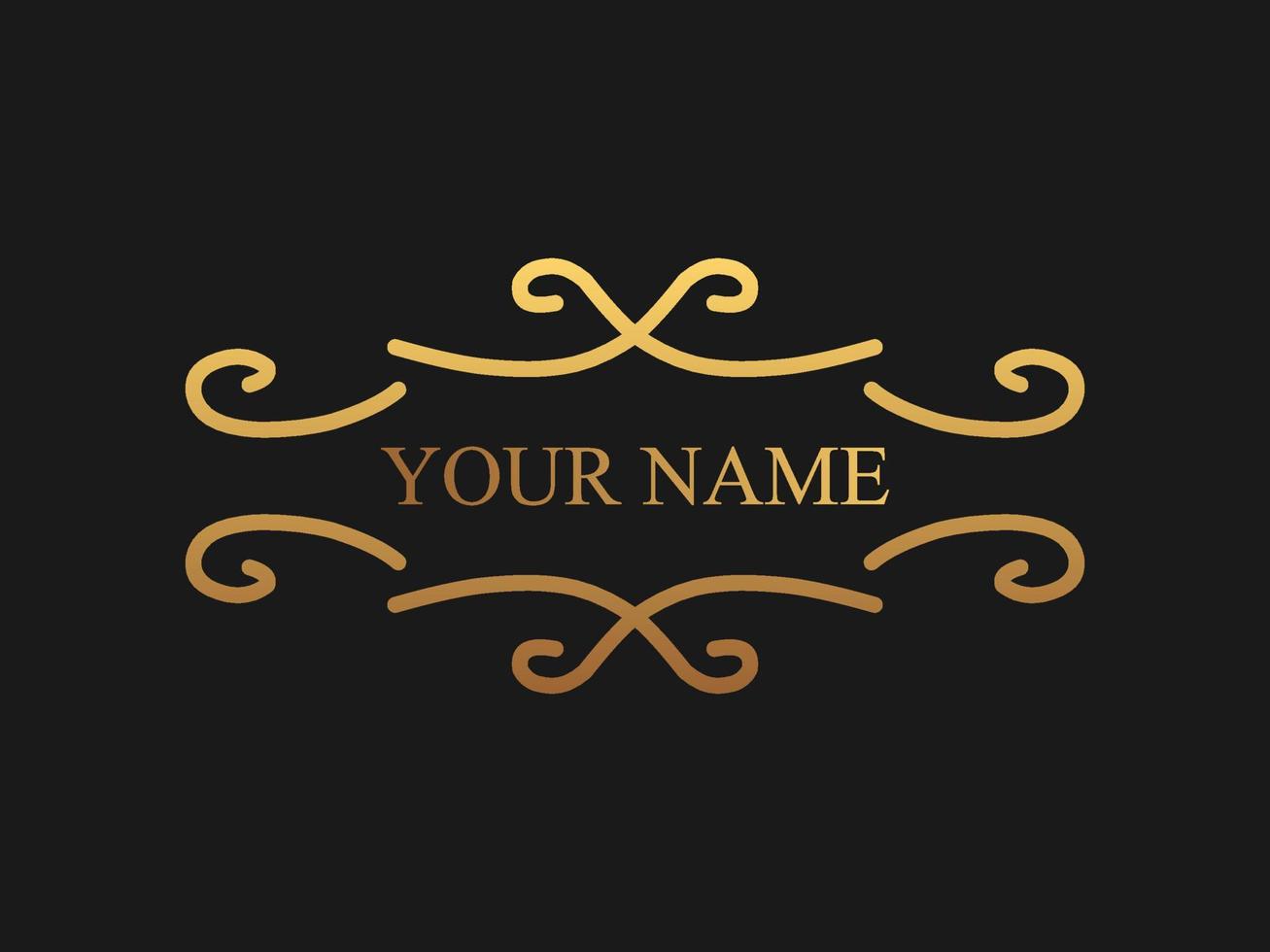 frame for your brand name or name vector