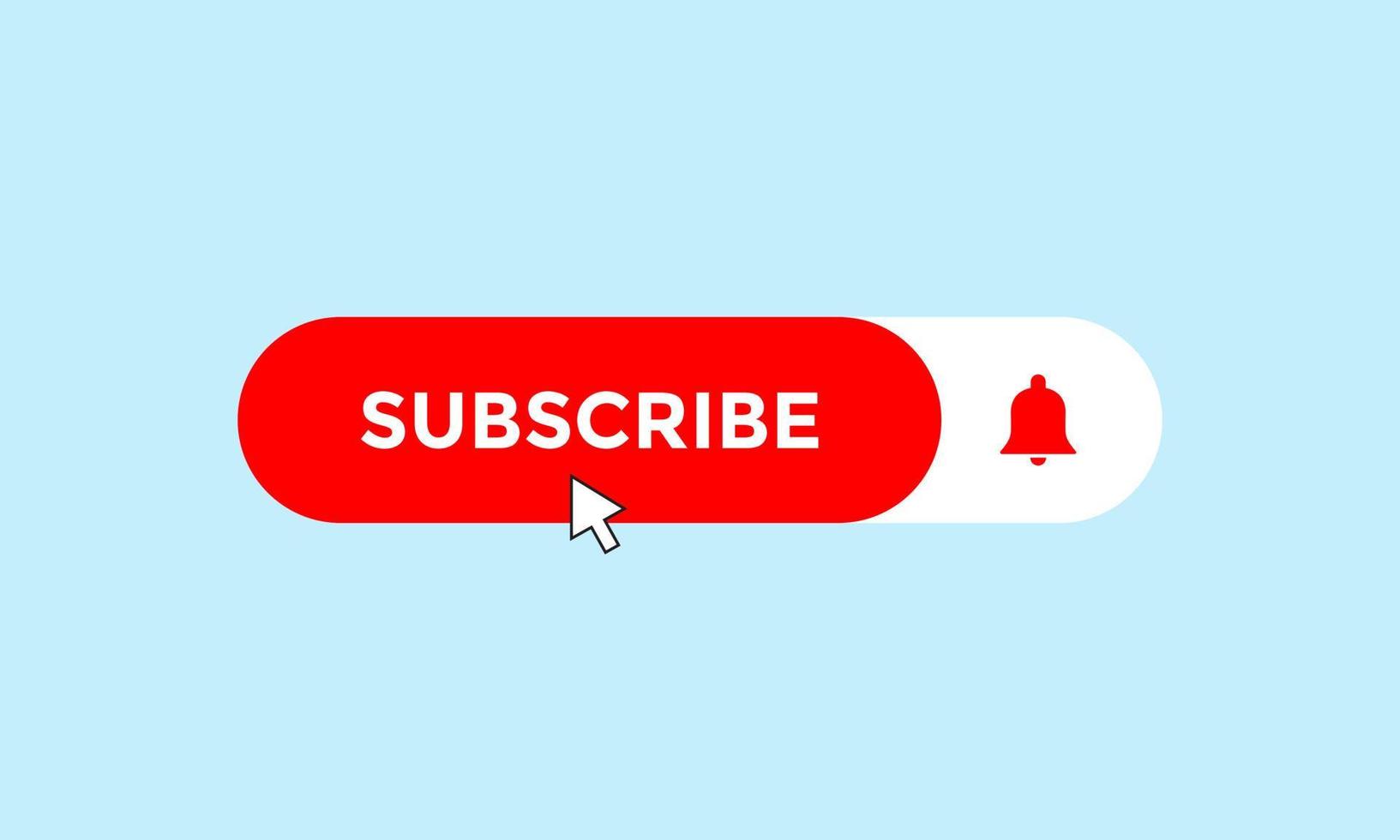 Subscribe Button Icon Vector