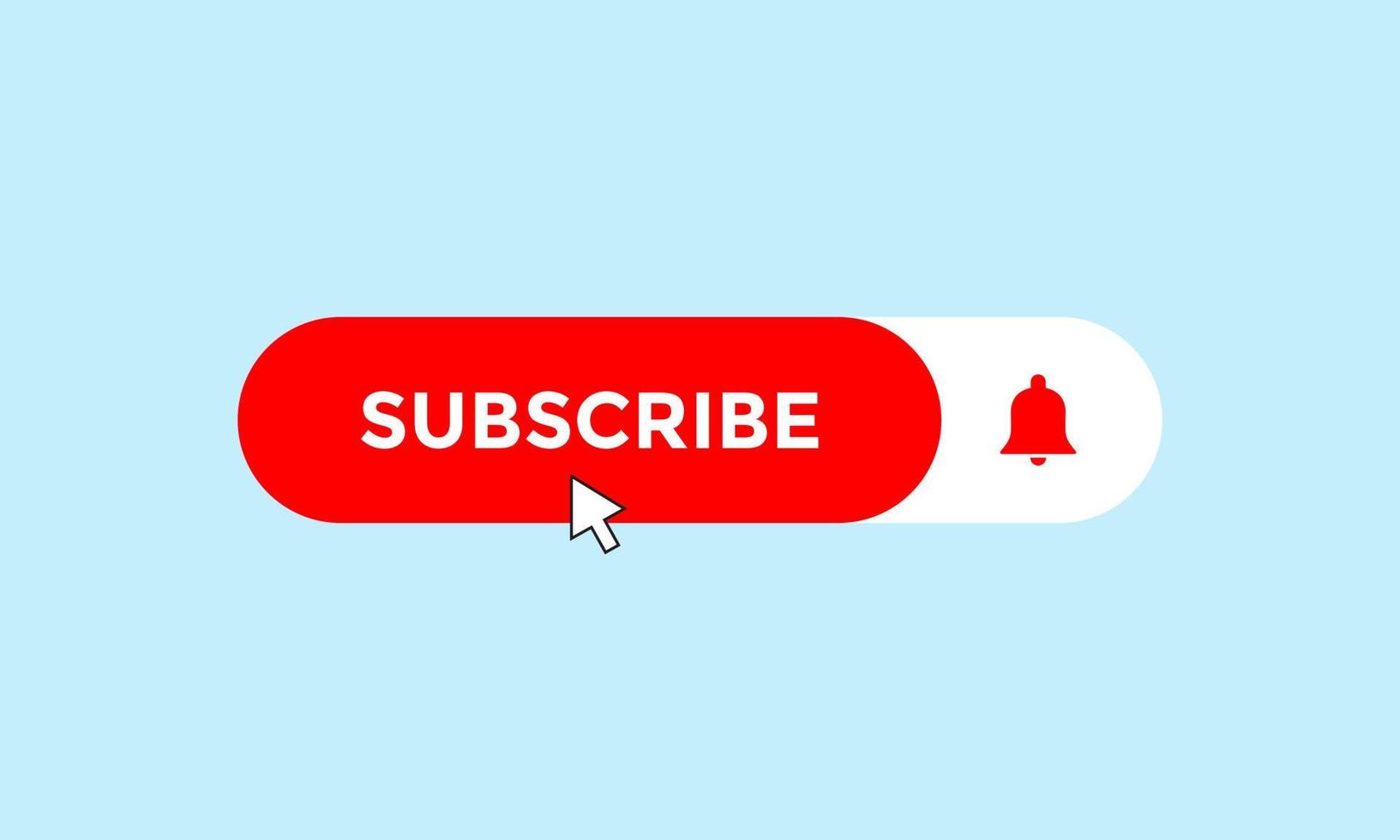 Subscribe Button Icon Vector