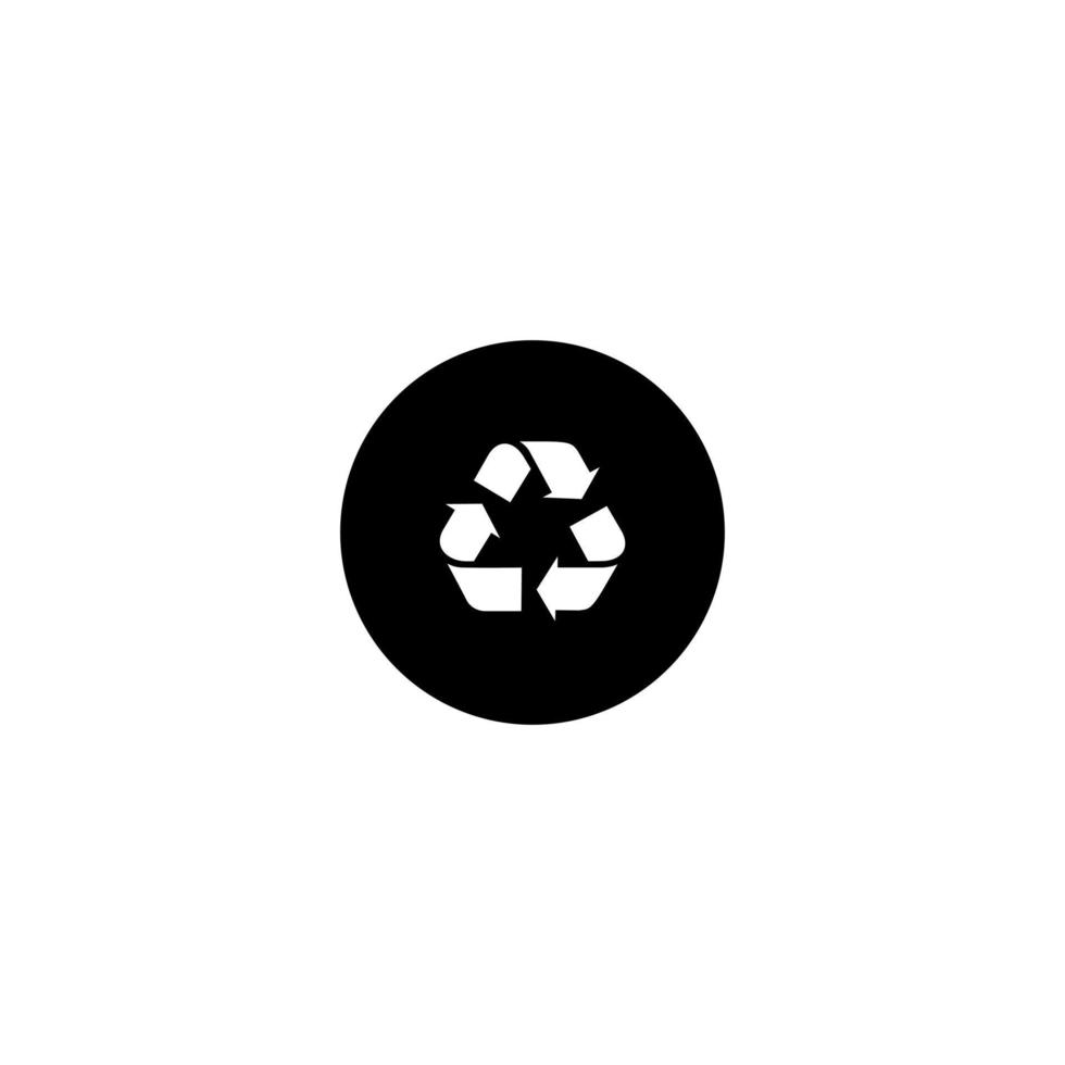 Recycle Icon Vector. Recycling Sign Symbol Illustration vector