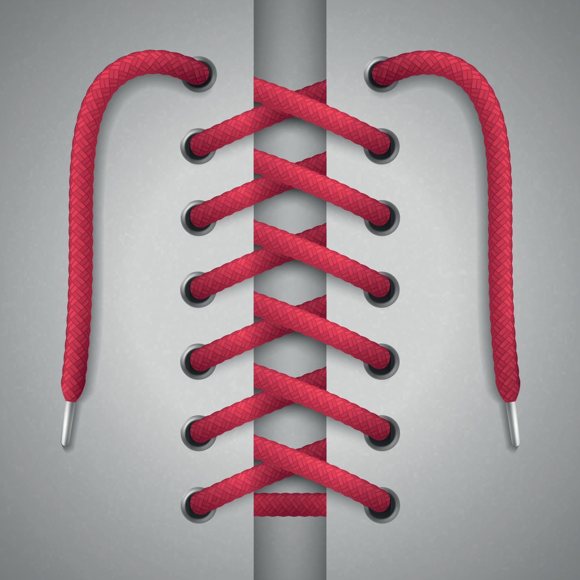 Shoelaces Realistic Detail 5680455 Vector Art at Vecteezy
