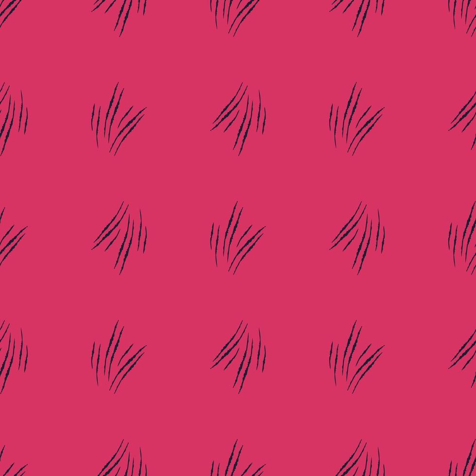 Scratches of seamless pattern. Hand drawn horror background. vector
