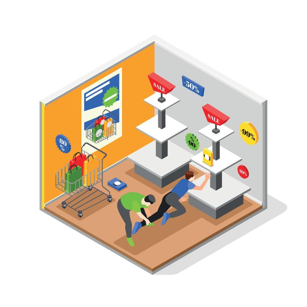 Black Friday 3D Illustration vector