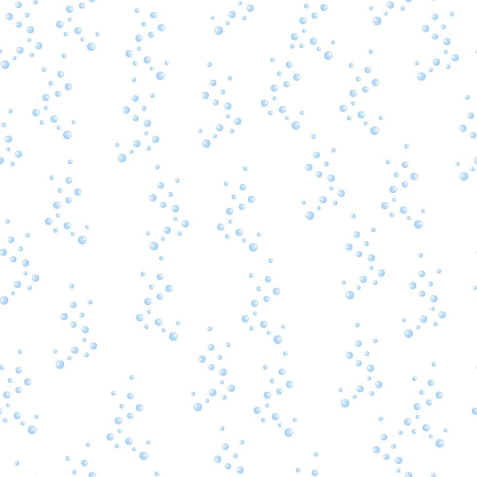 Seamless pattern bubbles isolated on white background. Flat texture of soap for any purpose. vector