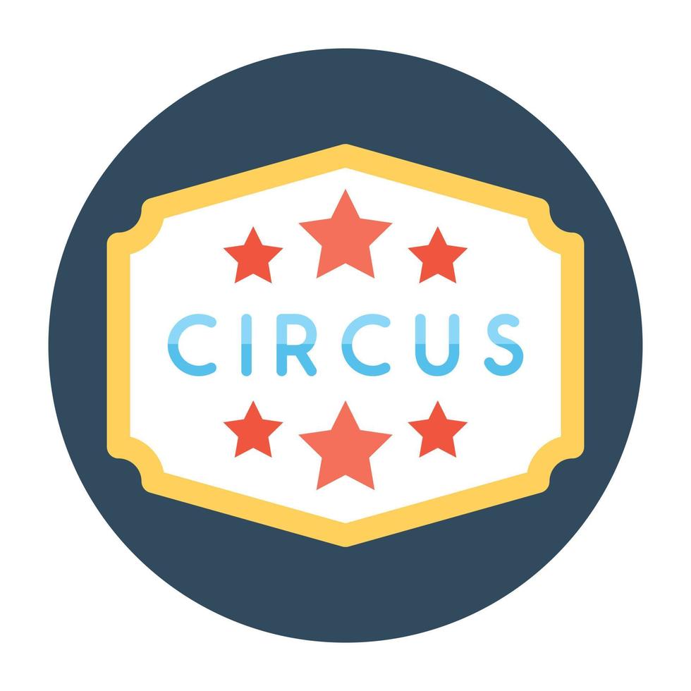 Circus Ticket Concepts vector