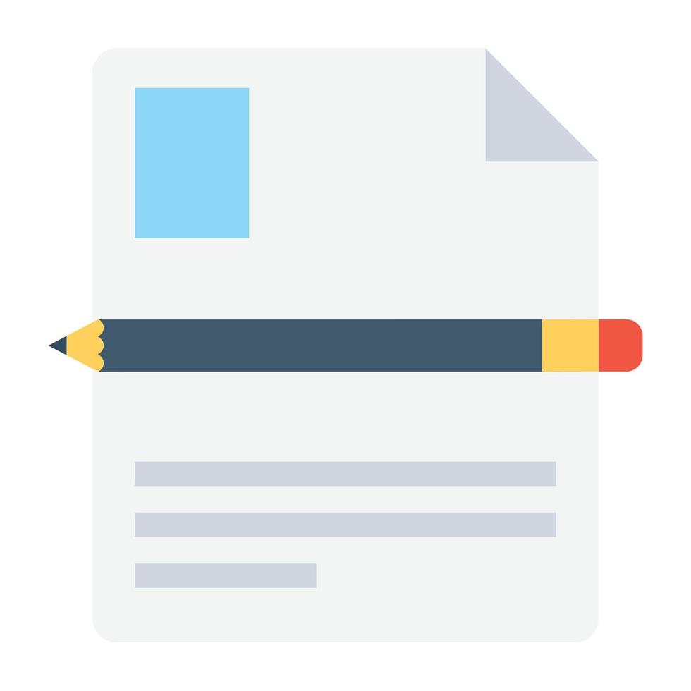 Resume Writing Concepts vector