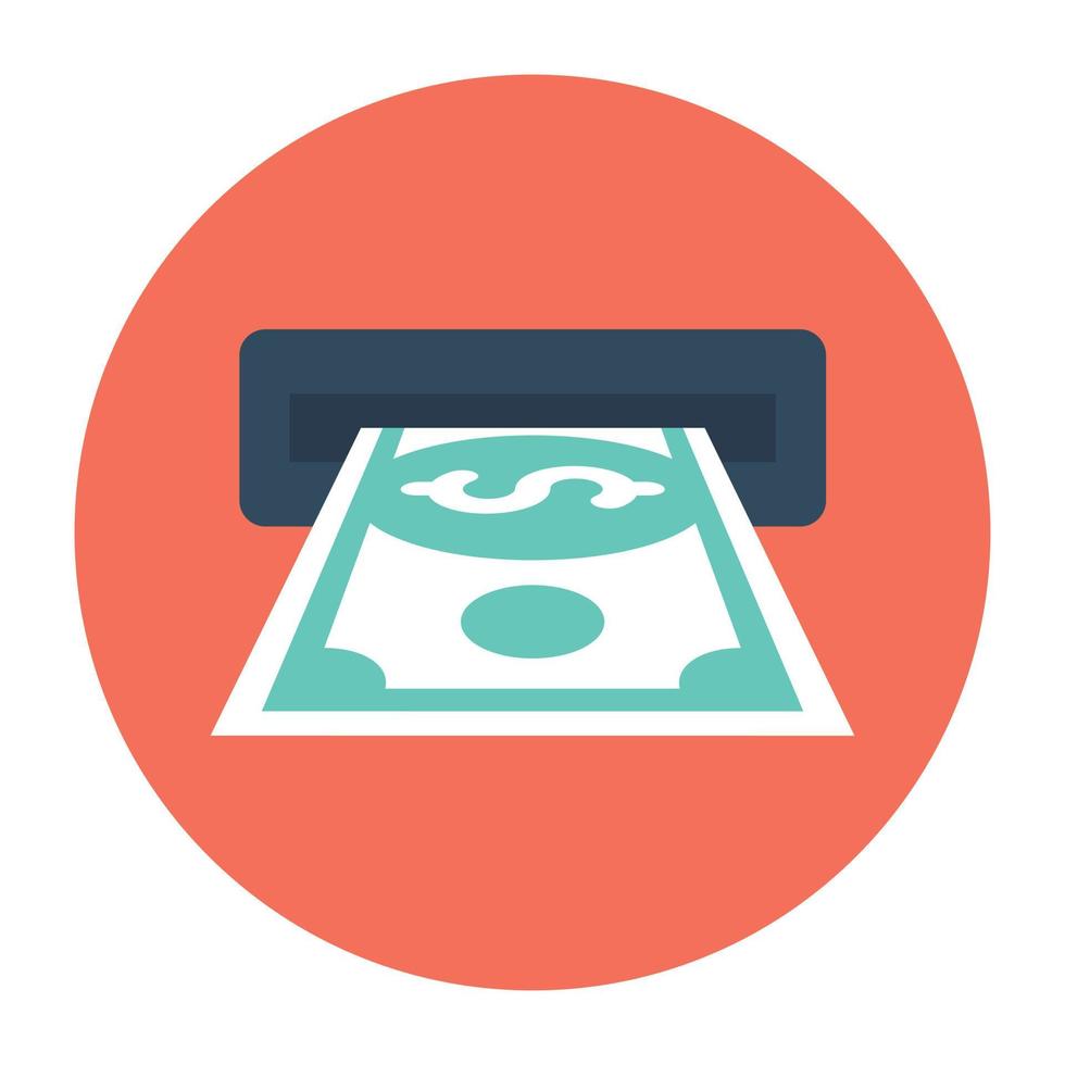 Atm Withdrawal Concepts vector