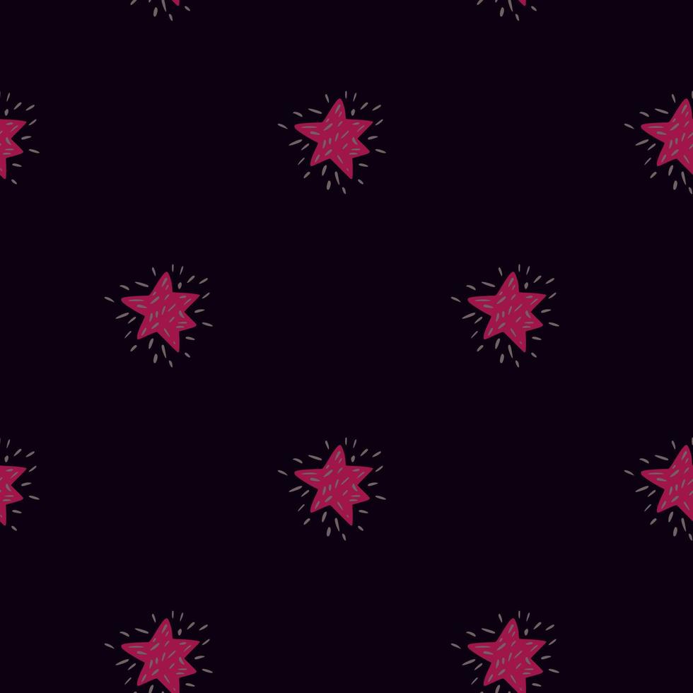estrellas de patrones sin fisuras. lindo fondo festivo. vector