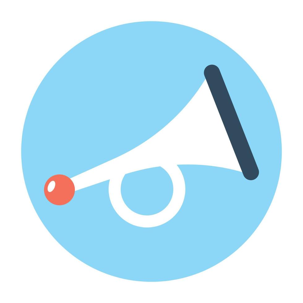 Trendy Bullhorn Concepts vector