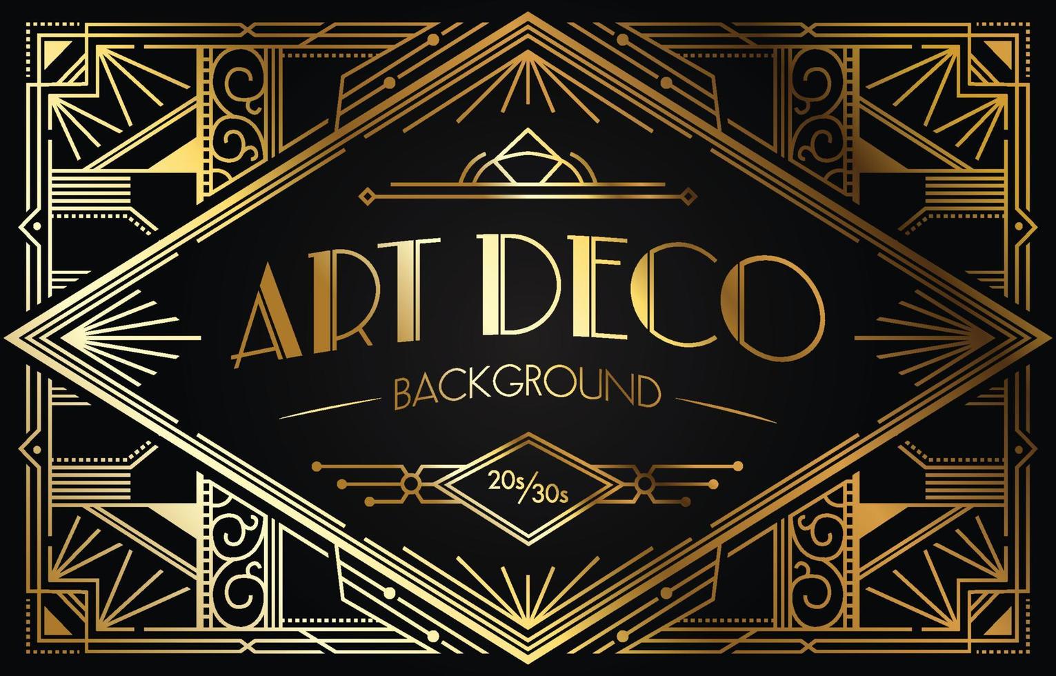 fondo art deco vector