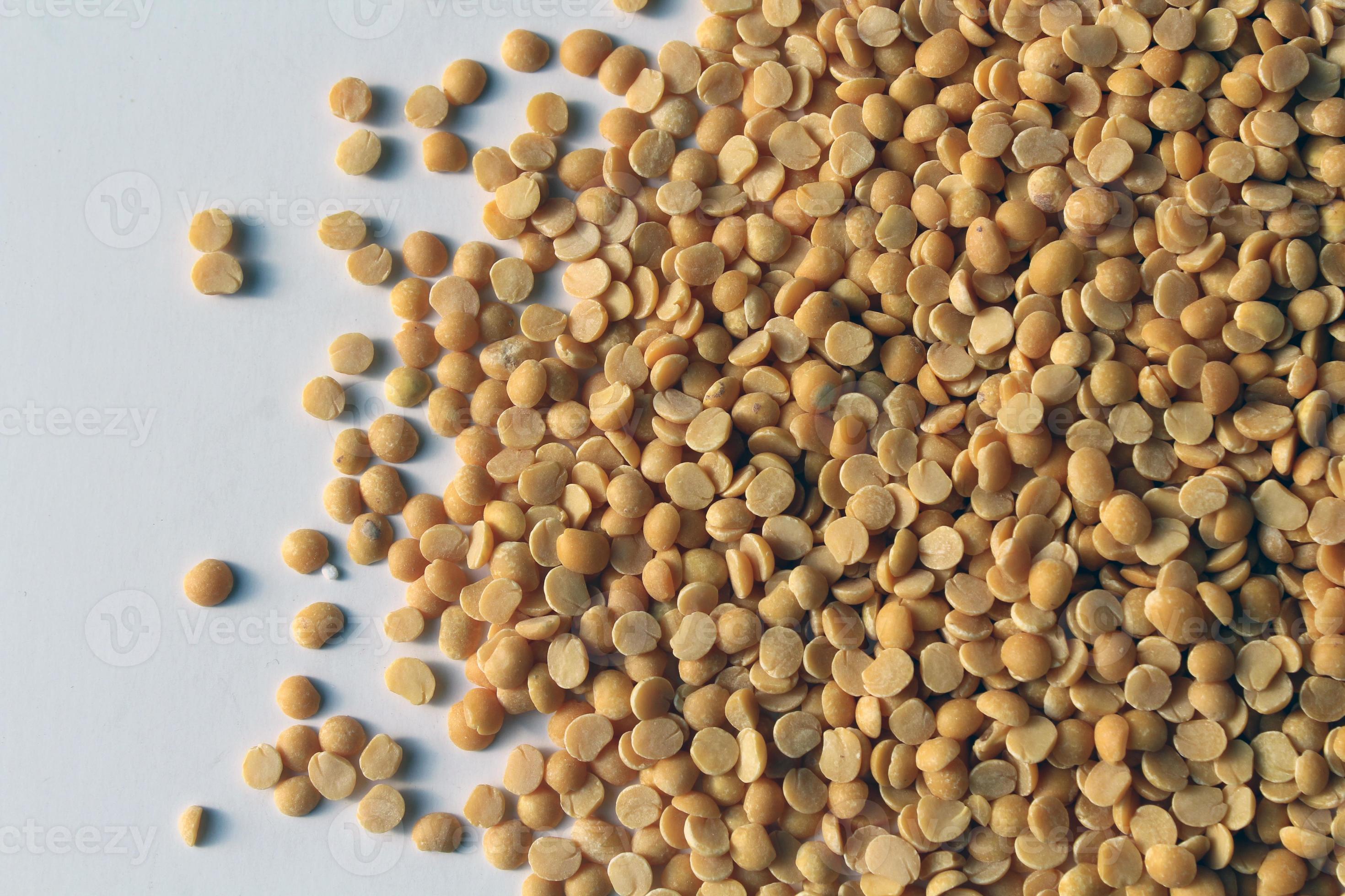 Toor dal, famous Indian legume also called yellow Pigeon peas