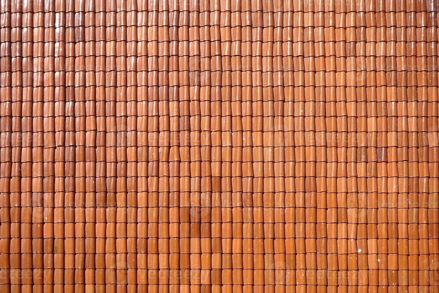 Top view of pattern tiles roof of house, Texture background photo