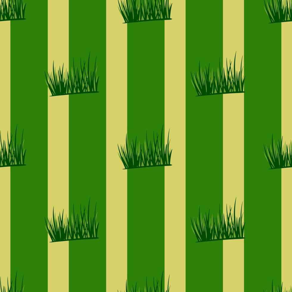 Grass seamless pattern. Background of lawn. vector