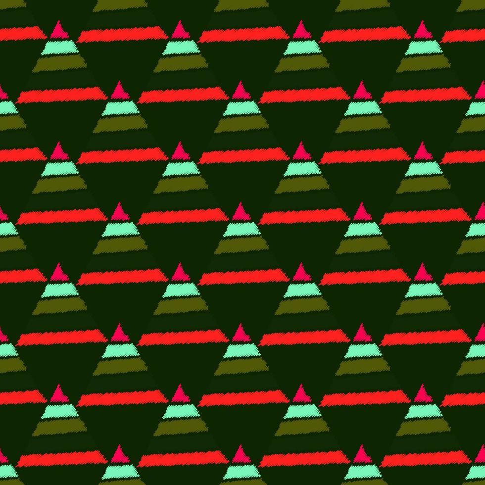 Tribal seamless pattern. Native hand drawn ornament background. vector