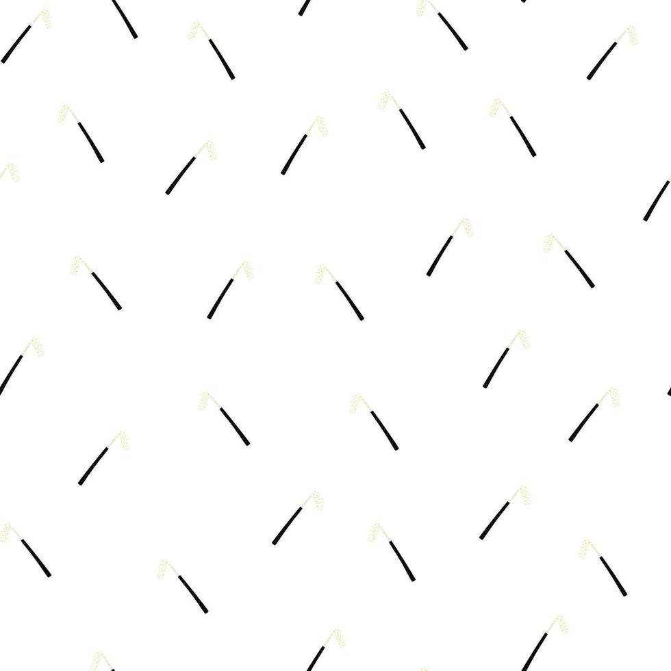 Magic wand seamless pattern. Magic background. vector