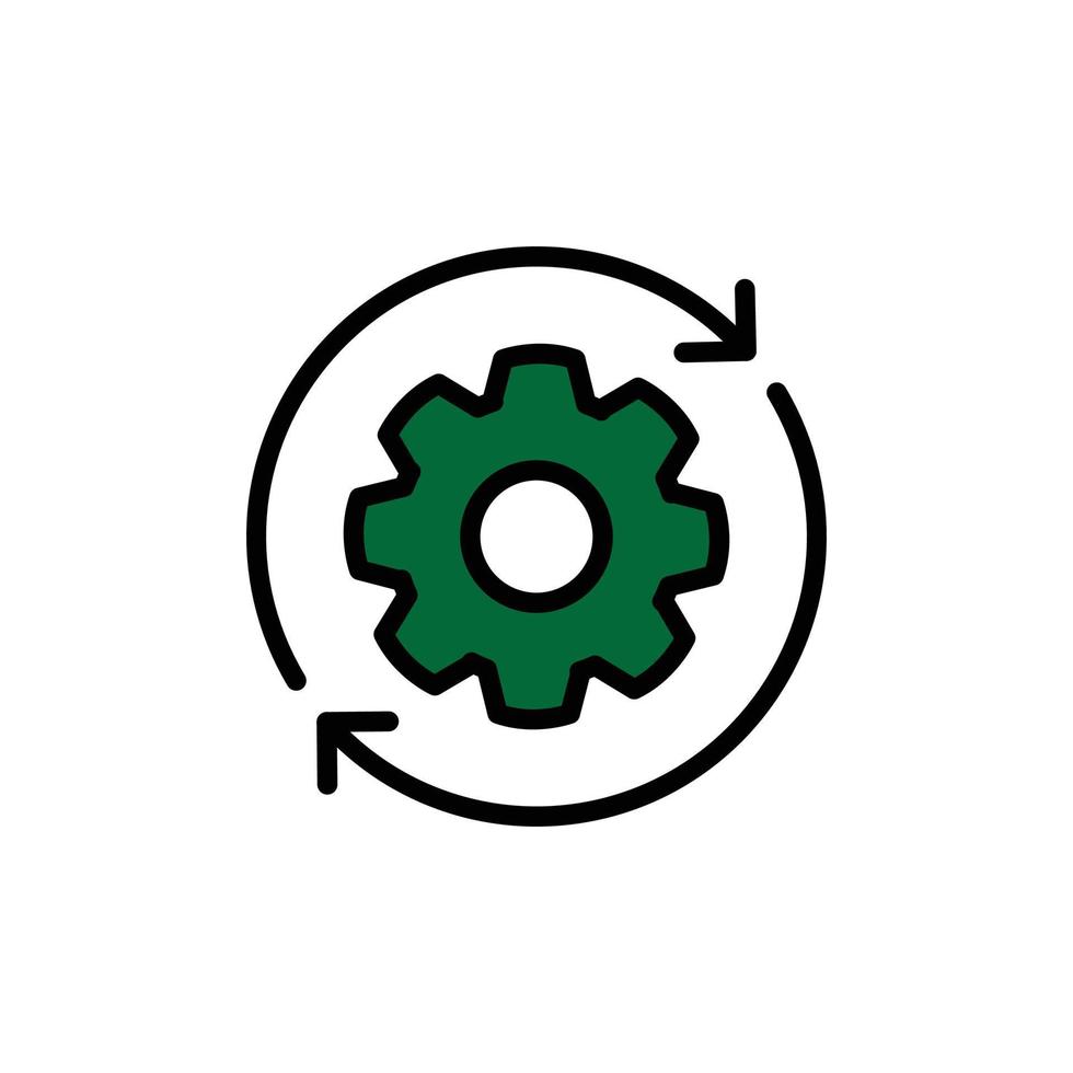 Setting icon design vector. vector