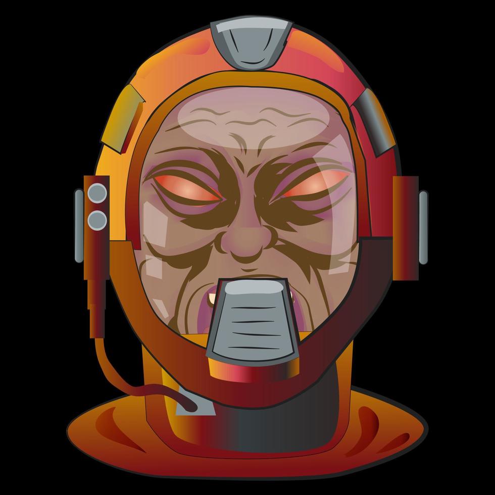 Alien Space Suit vector