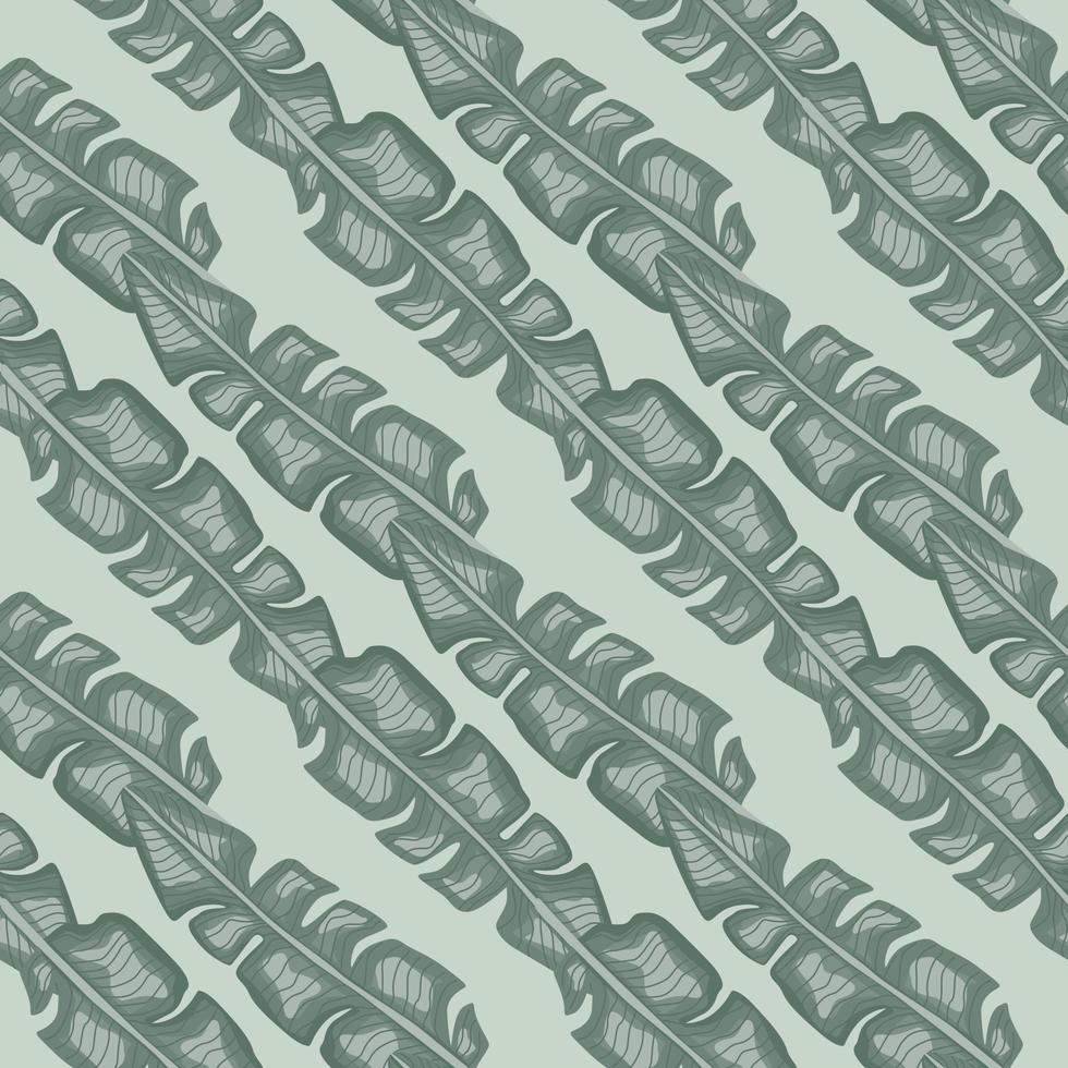 patrón moderno sin costuras de hoja de plátano con estampado tropical dibujado a mano. fondo de naturaleza de arte de verano. ilustración vectorial para textiles de temporada. vector