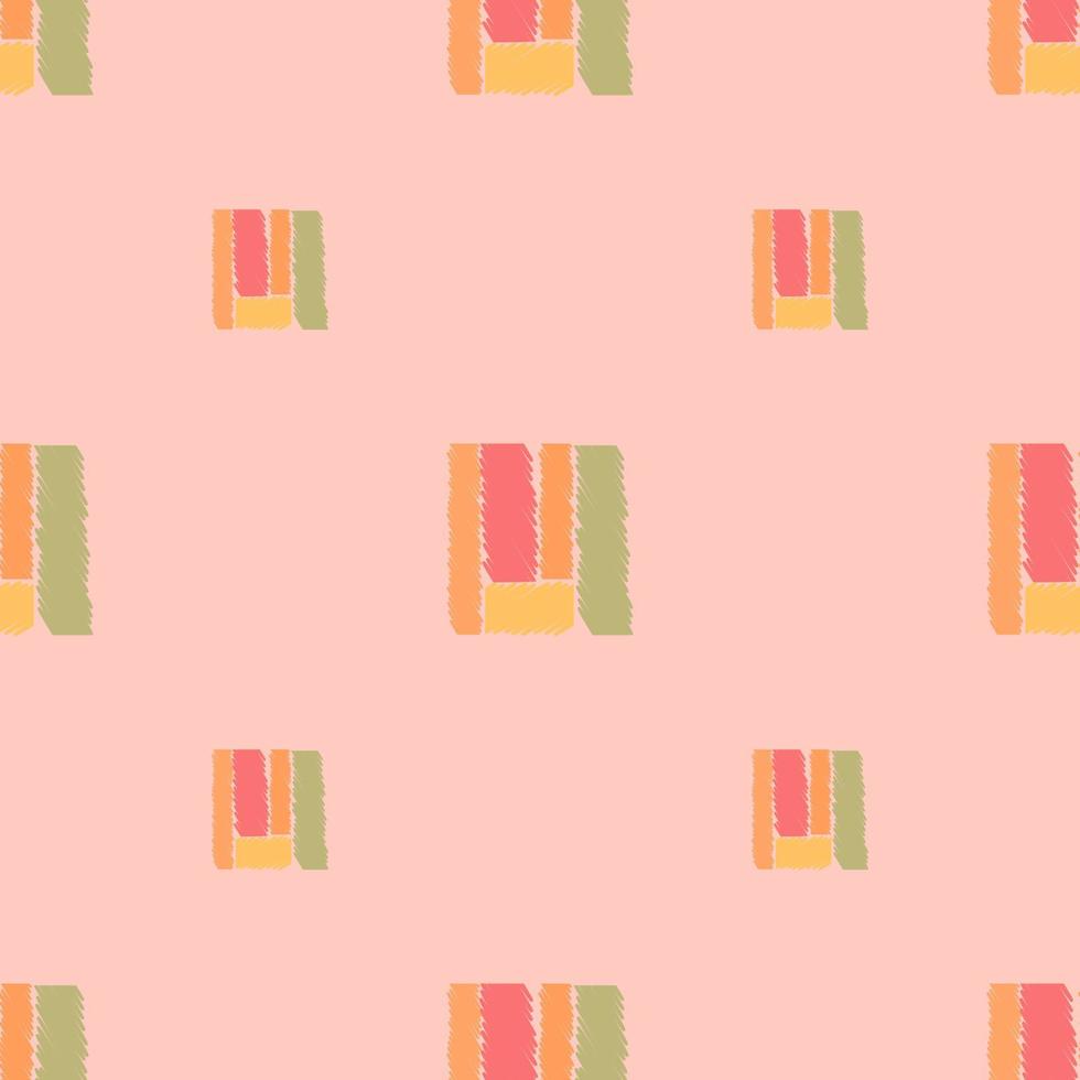 Ethnos seamless pattern. Native ornament carpet background. vector