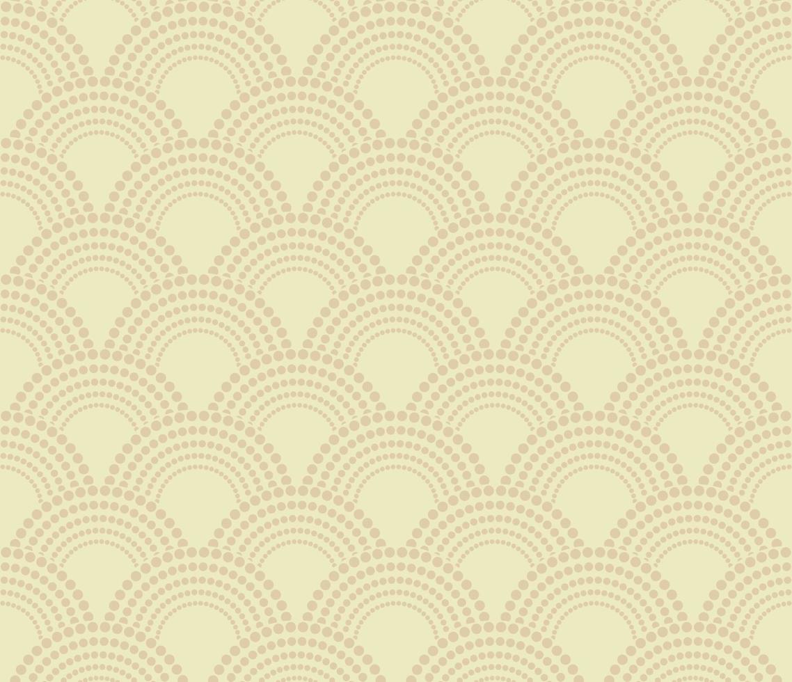 Chinese traditional oriental ornament background, beige pattern seamless vector