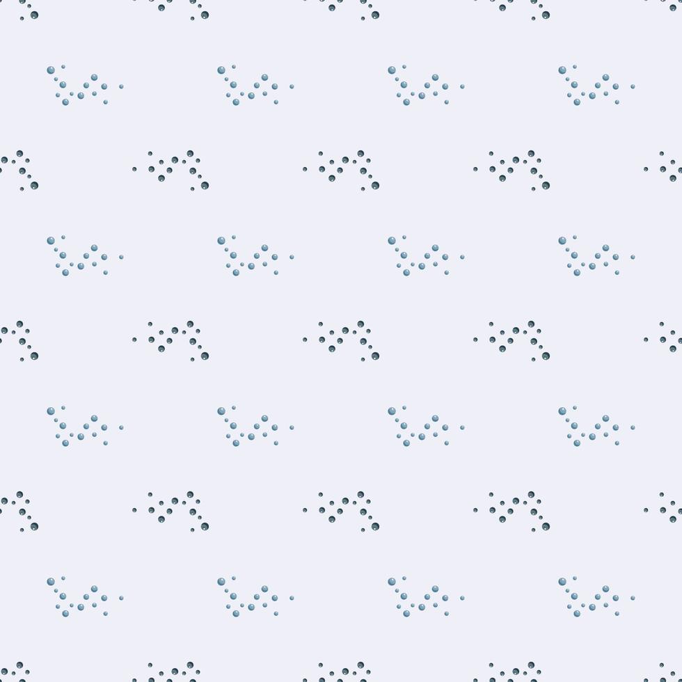 Seamless pattern bubbles on light gray background. Abstract texture of soap for any purpose. vector