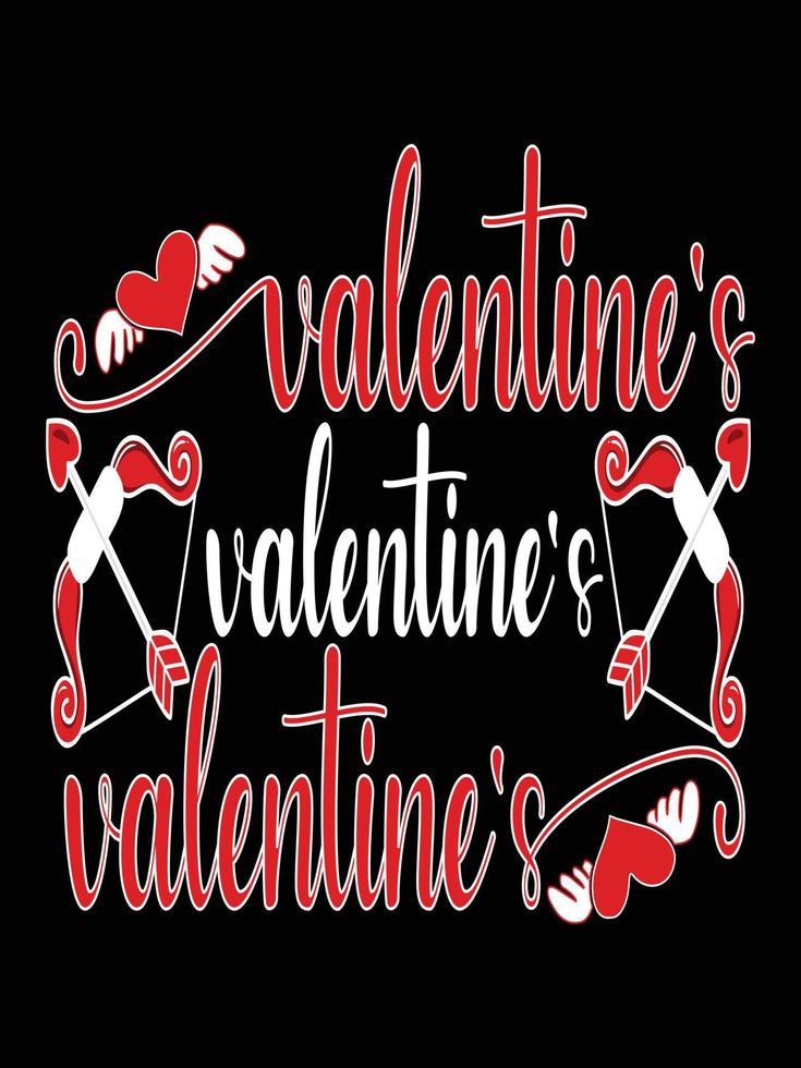 Valentines Day typography T Shirt Design vector